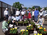 白樺町内の花を育てる会の皆さん