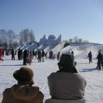 初めての雪まつり見学